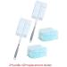 tibiu 60Pcs Duster Refills Electrostatic Duster Disposable Dusting Tools for Cleaning with 2 Handles for Home Ceiling Furniture Multi- Dusting - Buy Online on GoSupps.com