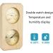 Shop Tlily 2-in-1 Sauna Thermometer & Hygrometer - Perfect for Hotels & Saunas | Easy-to-Use Wood Design - Buy Online on GoSupps.com