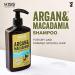 KISS Color & Care Argan & Macadamia Shampoo for Dry & Damaged Hair - 13.5 fl. oz | Buy Internationally - Buy Online on GoSupps.com