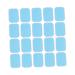Hapinary fitness equipment 20 pieces leaf gelpads for belly toner ABS gel pads Muscle-toner-gel pads Training equipment Gel pads for hip trainers Replacement-gelpads Blood bags undertake intelligent pads 20PCs As shown