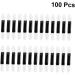 Mikinona Makeup Eyeshadow 100pcs Women s Suits Eyeshadow Sponge Brush Eye Shadow Applicator Set Travel Toolkit Cosmetic M White - Buy Online on GoSupps.com