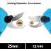 Electric Pruning Shears 16.8V 2Ah 0-25Mm Alloy Steel Professional Cordless Tree Branch Cutter Scissors Flowering Bushes Trimmers Small Gift - Buy Online on GoSupps.com