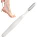 jlceh Foot Rasp Foot File Long Handled Toe Cleaning Brush Foot File - Shower Foot Scrubber Skin Removal Foot File Callus Remover Long Handled Toe Brush for Wet and Dry Feet White - Buy Online on GoSupps.com