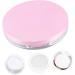 OHPHCALL 2pcs Box Loose Powder Box Filling Makeup Pad Travel Pink 7.5x7.5cm - Buy Online on GoSupps.com