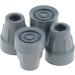 Straight Rubber Tips 4 Pack Fits 5/8 inch Cane Shafts - Buy Online on GoSupps.com