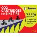 25g Threaded CO2 Cartridges 5 Pack - Bike Tire Inflator for Road & Mountain Bikes - Buy Online on GoSupps.com