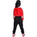 Girls Hip Hop Dance Outfit Set | Cropped Hoodie and Sweatpants | Red | Size 12-14 - Buy Online on GoSupps.com