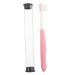 Minkissy 1 piece of children panda toothbrush travel toothbrush toothbrushes for children toothbrush cleaning tools soft bristle cleaning brush children hand toothbrush helpful 1 piece (1 Pack) pink