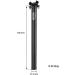 FOMTOR 27.2/30.9/31.6 Adjustable Bicycle Seatpost 350mm | Mountain Bike Seat Post for MTB Road Bike BMX 27.2mm - Buy Online on GoSupps.com