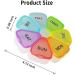 7-Day Weekly Large Pill Organizer for Fish Oil, Supplements, Vitamins - Travel Friendly Pill Case and Medicine Organizer - Buy Online on GoSupps.com