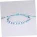 VALICLUD 6 Pcs 1 Bohemia Style Bracelets Bohemian Style Bracelets Womens Bracelets Handmade Bracelets Bohemian Bangles Strand Bracelet Anklets for Women Miss Three Piece Suit Beads 6 6cm Blue - Buy Online on GoSupps.com