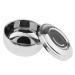 Jojomis Shaving Brush Cup Bowl Beard Shaving Soap Mug with Mirror Lid for Men