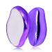 Crystal Hair Eraser, Crystal Hair Remover Painless Exfoliation, Hair Removal Tool for Arms Legs, Portable Mild Hair Remover, Reusable & Washable - Purple