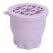 Buy Portable Silicone Makeup Brush Cleaner Cup - Drying Rack & Scrubber Bowl in Purple | Best Brush Cleaning Tool Online - Buy Online on GoSupps.com
