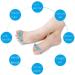 DEAVER Five-Finger Hallux Valgus Divider Separators for Overlapping Toes Gel Silicone Straightener Corrector Spreader Spacers Crooked ToesCorrection B 4 double pack - Buy Online on GoSupps.com