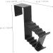 OUNONA 2pcs Door Hook Clothes Hangers Coat Rack Clothes Rack Hooks Door Hanger Abs Hang Clothes Front Door 15.60X11.50X3.60CMx2pcs Blackx2pcs - Buy Online on GoSupps.com