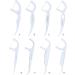 Buy 50/100 Dental Floss Picks & Toothpick Sticks - Interdental Brushes for Healthy Teeth | Free International Shipping - Buy Online on GoSupps.com