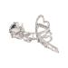 Limtula Internet Celebrity Taking Photo Ponytail Hair Claw with Rose Shape Shinning Hair Catch for Woman Teens High Ponytail Three dimensional si