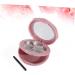 Housoutil 3pcs Lip Balm Containers Empty Pans Cosmetics Sample Containers Empty Eyeshadow Compact Eye Shadow 7*7cm Pink - Buy Online on GoSupps.com