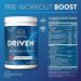 MRM Nutrition Driven Pre-Workout Powder | Strawberry Kiwi Flavored | 125mg Caffeine | Pure Ingredients| Muscle + Hydration + Energy Blends | Performance Energy | Vegan + Gluten-Free | 29 Servings - Buy Online on GoSupps.com