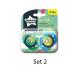 Tommee Tippee Orthodontic Pacifiers 0-6 Months - Assorted Designs Pack of 2 | International Shipping Available - Buy Online on GoSupps.com