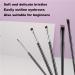 Precision Eye Makeup Brushes Set - Angled Eyebrow, Eyeliner, Slanted Brushes - 5PCS Kit - Buy Online on GoSupps.com