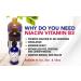 HoneyCombs Vitamin B3 Niacin Supplement Liquid Drops - High Potency Vitamin B3 Liquid Drops for Men & Women - Maintain Digestive System Skin Tongue Energy and More - Vegan Niacin Drop (8 Fl oz) - Buy Online on GoSupps.com