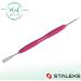 STALEKS UNIQ PQ-11/1 Double Manicure Instrument with Silicone Grip (Ring + Flat Straight Slider) - Buy Online on GoSupps.com