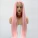 Seraphic Wing 24cm Pink Straight Lace Front Wig - Heat-Resistant Synthetic Wig for Women | Perfect Party Wig - Buy Online on GoSupps.com