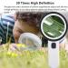 Magnifying 30X Magnifying Glass with Light Handheld Lighted Magnifier with Large Double Glass Lens Led Magnifiers for Seniors Reading (Magnification : About 30X Size : 80mm) Good Times - Buy Online on GoSupps.com