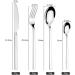 Flatware Sets Home Kitchen Silverware Set 304 Stainless Steel Flatware Set Western Tableware Set with Gift Box Dishwasher Safe (Color : 24 Piece) - Buy Online on GoSupps.com