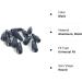 iFlyMars 12 French Style Valve Cap - Anodized Presta Valve Caps for Bikes - Corrosion Resistant - Black - Buy Online on GoSupps.com