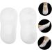 minkissy 1 Pair Silicone Boat Sock Silicone Moisturizing Socks Spa Socks Heel Sleeves Dance Socks Tendon Socks Spa Gel Socks Beach Sock Plantar Floor Socks Men and Women White Compression - Buy Online on GoSupps.com