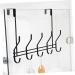 PRETYZOOM 1pc Hook Coat Hangers Door Hanger Over The Door Coat Hanger Grocery Organizer Side Rack On The Door - Buy Online on GoSupps.com