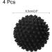 uxcell 4pcs Reusable Vinyl Laundry Dryer Balls - Reduce Wrinkles Static & Drying Time | Energy-Saving Fabric Softener | Black - Buy Online on GoSupps.com