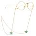 GALSOR Glasses Chains and Lanyards Stainless Steel Glasses Chain Glasses Loop Metal Glasses Chain for Women 70 Gold