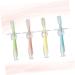 Partykindom Silicone Toothbrush Set for Toddlers - 12 Pack Infant Training Brushes for Gentle Teeth Cleaning - Buy Online on GoSupps.com