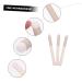 Buy Minkissy 6 Pcs Multi-Purpose Makeup Brush Set - Lipstick Concealer Contouring & Exfoliating Brushes - Travel-Friendly with White Wooden Handles - International Shipping Available - Buy Online on GoSupps.com