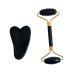 FRCOLOR 2pcs Facial Massage Roller Obsidian Body Woman