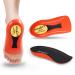 Heel Cups for Heel Pain Plantar Fasciitis Insole  PORON pad - Made in USA Heel Cushions Shock Absorption Inserts Heel Spur Relief - Flat Feet - Bone Spur -Tendinitis (Black  W 12-14 / M 10-14.5) Black W 12-14 / M 10-14.5