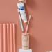 Buy MyTAYT Portable Toothbrush Set for Kids | 2-Piece Travel Case & Cleaning Cup in White & Pink - Perfect for Camping & Trips - Buy Online on GoSupps.com