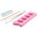 Professional Manicure Tool Set - Stainless Steel Tweezers Dead Skin Remover Toe Spreaders & Wood Stick - Perfect for Home & Salon Use - Buy Online on GoSupps.com