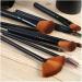 Professional 12 pc Makeup Brush Set - Flat Foundation Blush Eyeliner & Eyeshadow Brushes with Holder for Flawless Application | International Shipping Available - Buy Online on GoSupps.com