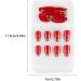 dijiusidy False Nail Fashionable Various Shapes Fingernail Full Coverage Strong Viscosity Adjustable Paster for Manicure Art 18 F741 18 1 count (Pack of 1) - Buy Online on GoSupps.com