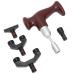 Ververt Touch therapeutic hand massager T-shape depth tissue massage tool muscle massage gun for pain relief acupressure acupressure acupressure physiotherapy massager