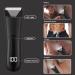 RVEYi Waterproof Ball Trimmer for Men | Rechargeable Electric Body Groomer with Light & Ceramic Blade | Wet & Dry No Nicks - Perfect Gifts for Him & Dad - Buy Online on GoSupps.com