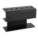 ZJchao Robust tweezers made of plastic with 6 holes integrated structure keep properly large capacity wide application (black)
