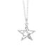 Oralgo's Elegant necklace with star trailer pentastars shape stylish collarbone chain made of alloy for everyday use metal