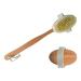MSV massage brush back brush wooden bath brush with long handle body peeling - brush is removable