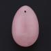 Rosenquarz Yoni Ei - Natural Rose Quartz Cone Exercise Stone for Postpartum Massage | Premium Quality & Exquisite Finish - Buy Online on GoSupps.com